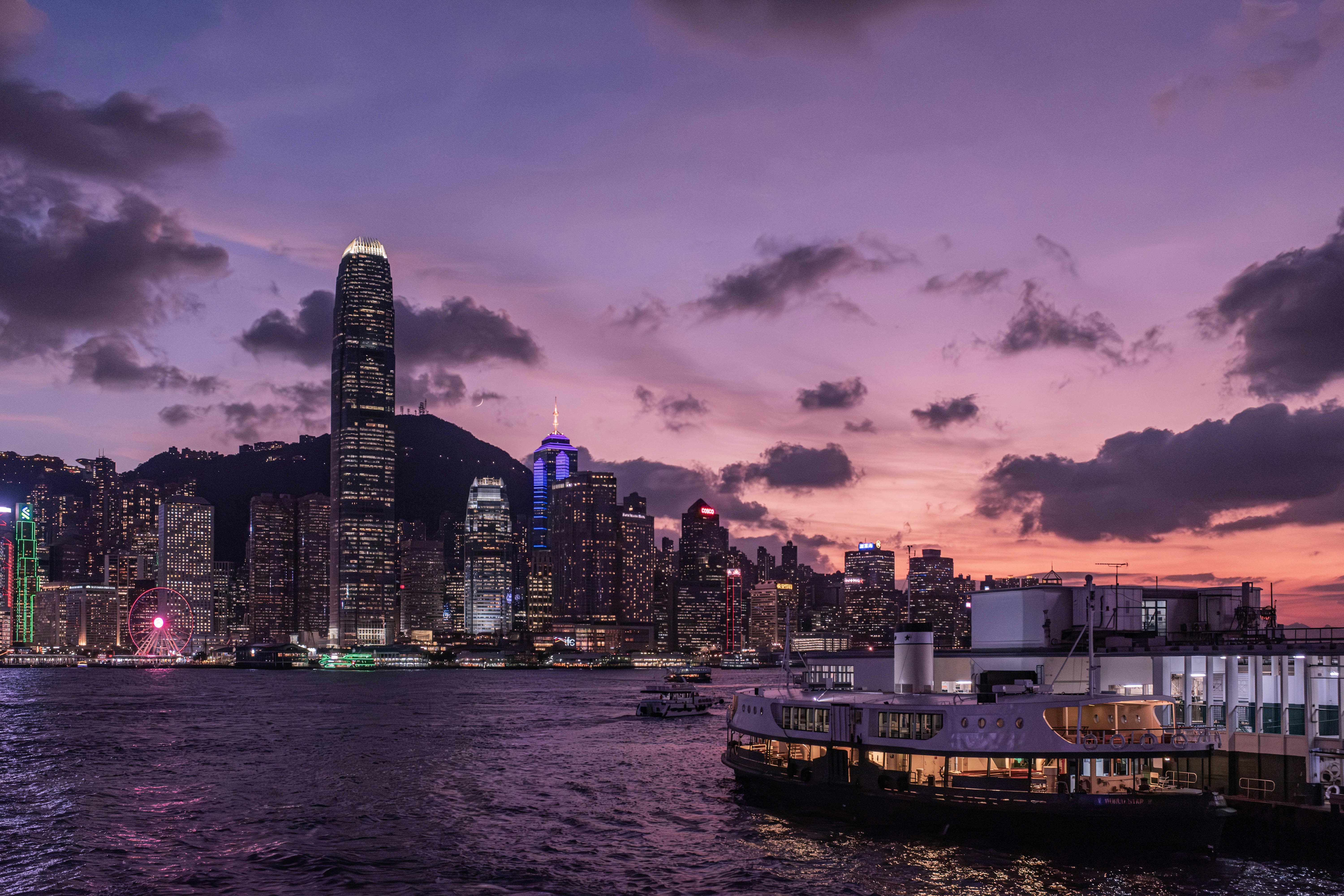 维多利亚港夜景