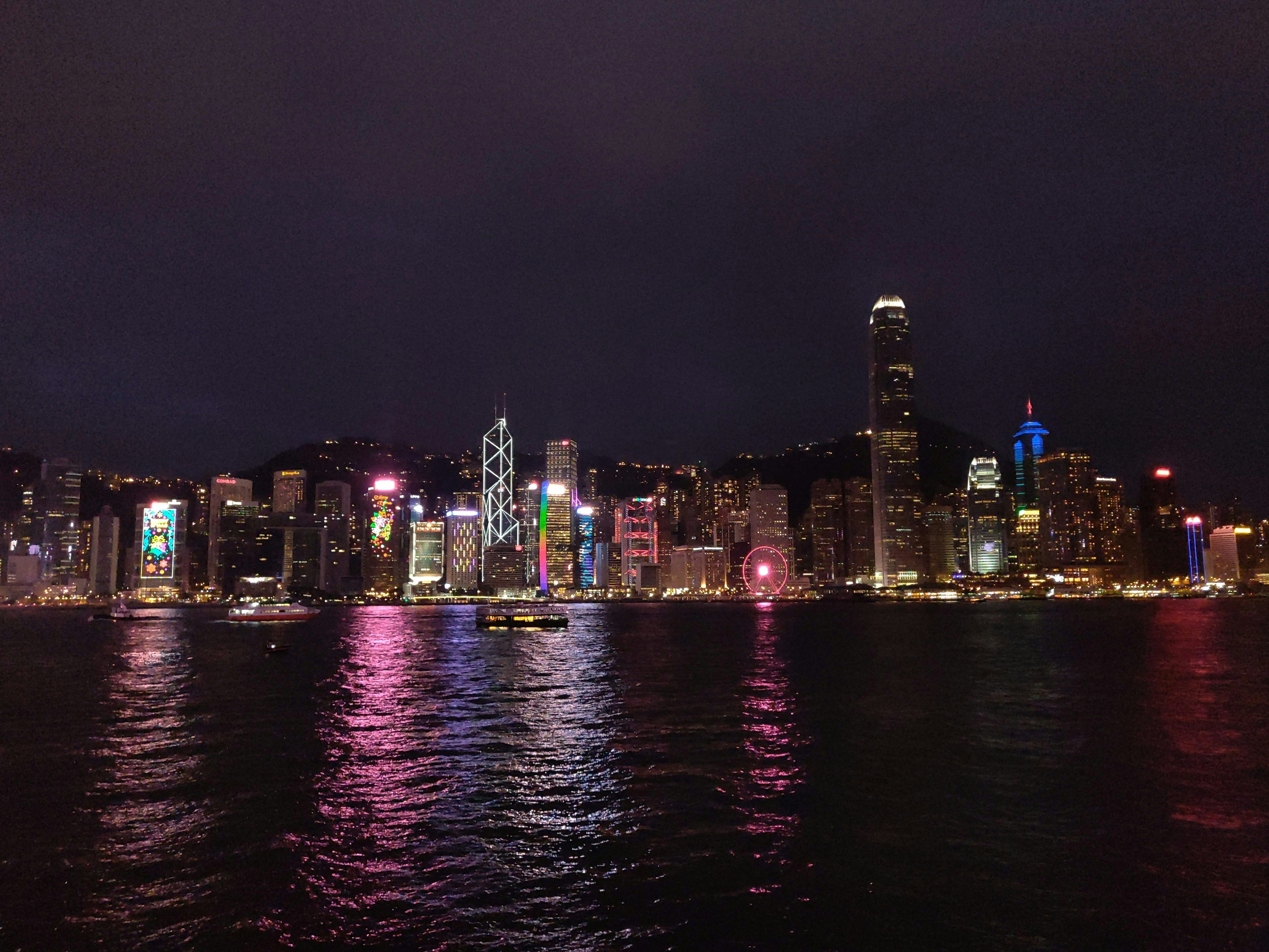 维多利亚港夜景
